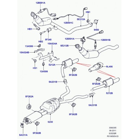 Land rover boulon Range Sport (WYG500041)