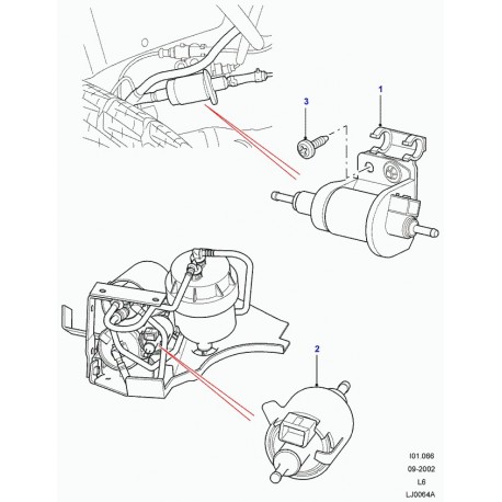 Land rover pompe Freelander 1 (WYH000190)