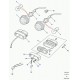 lampe de plaque d'immatriculation Defender 90, 110, 130