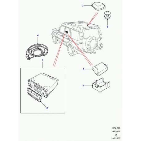 Land rover bouchon Discovery 2 (XUL000010)