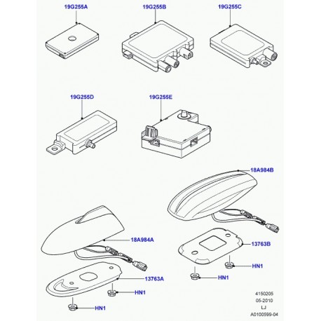 Land rover amplificateur Range L322 (XUO000040)