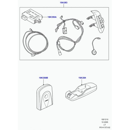 Land rover unite commande mobile Discovery 3, Range Sport (XVD500021)