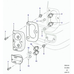 XZQ000011 - Ampoule de phare h7 range rover l322 3.6 tdv8