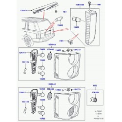 XZQ000011 - Ampoule de phare h7 range rover l322 3.6 tdv8