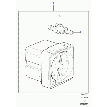 Land rover montre Range P38 (YFB100410)