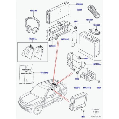 Land rover commande Range L322,  Sport (YIL000054E)