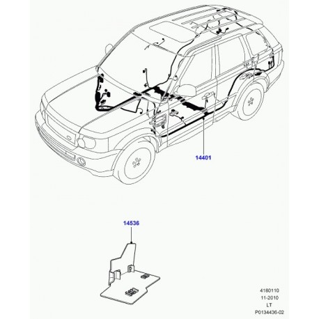 Land rover cablage Range Sport (YMC508341)