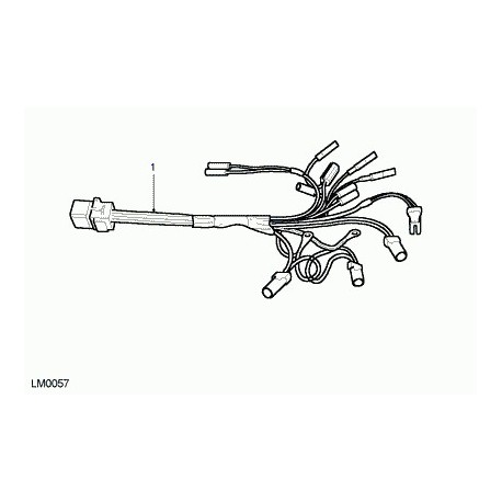 Land rover cablage Defender 90, 110, 130 (YMD001010)