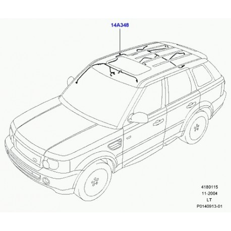 Land rover cablage Range Sport (YMK500694)