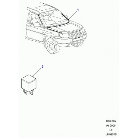 Land rover cablage Freelander 1 (YMQ000990)