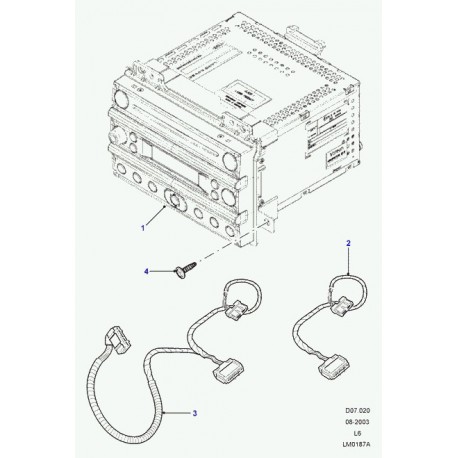 Land rover cable de liaison Freelander 1 (YMQ500220)