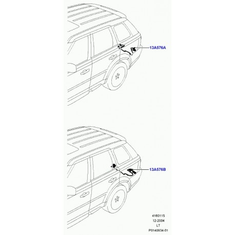 Land rover cablage Discovery 3, Range Sport (YMZ500522)