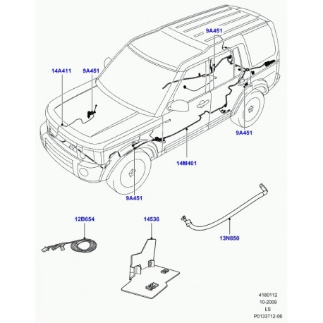 Land rover cablage Discovery 3 (YNN501000)