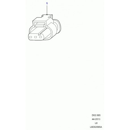 Land rover connecteur de fils Defender 90, 110, 130 (YPC10068)