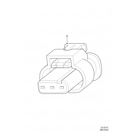 Land rover connecteur de fils (YPC107920)