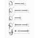 collier de plastique cable Defender 90, 110, 130, Discovery 1, Freelander 1 et Range P38
