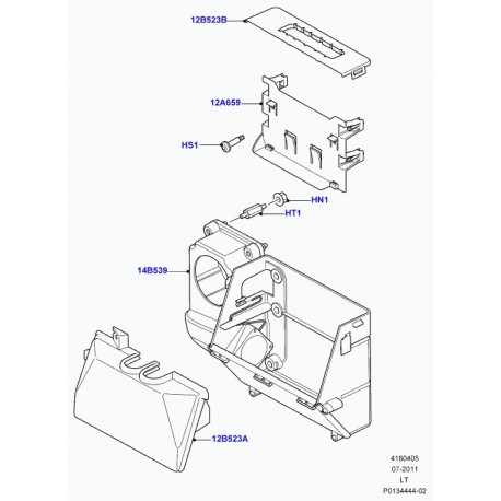 Land rover support Discovery 3, Range Sport (YRN000102)