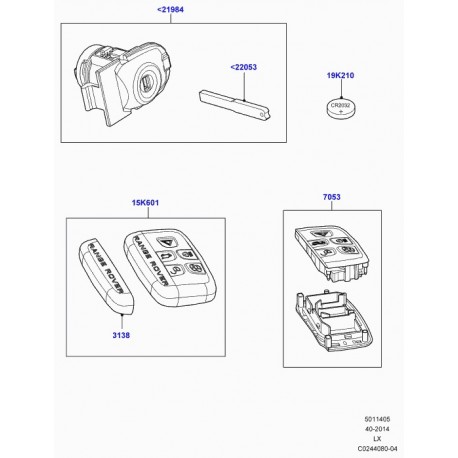 Land rover batterie supplementaire (YWK10003L)