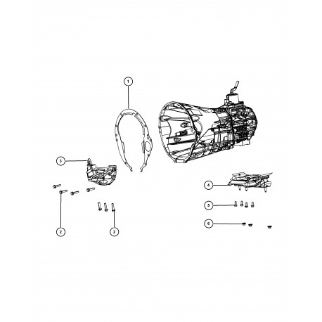 Mopar isolant Wrangler JK (52059947AB)