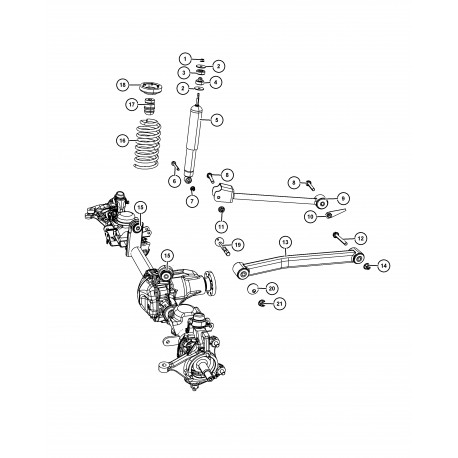 Mopar bras Wrangler JK (52059979AF)