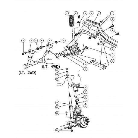 Mopar bras Grand Cherokee WJ,  ZJ (52088312)