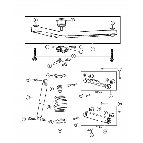 Mopar douille Cherokee KJ (52088648AA)