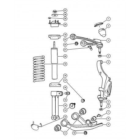 Mopar manchon pivot Cherokee KJ (52088746AA)