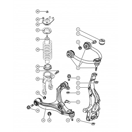 Mopar bras Commander XH et Grand Cherokee WH (52090206AI)