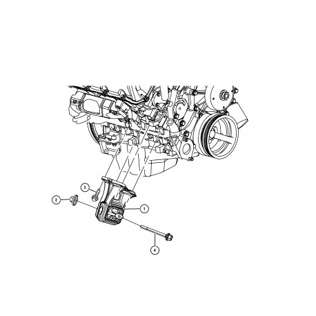 Mopar etrier Commander XK et Grand Cherokee WH (52090296AF)