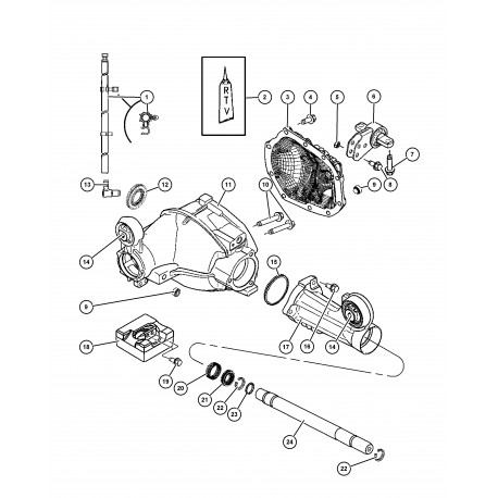 Mopar bague Grand Cherokee WH (52114079AA)