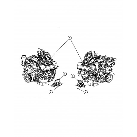 Mopar tampon Cherokee KJ (52129269AE)