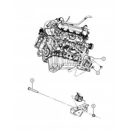 Mopar isolant Cherokee KK et Liberty KK (52129480AC)