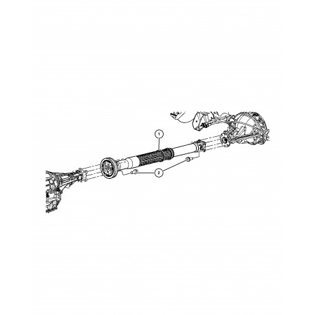 Mopar arbre de transmission arriere (52853003AF)