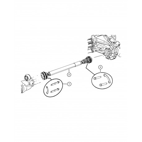 Mopar arbre de transmission avant (boite automatique) (52853431AA)