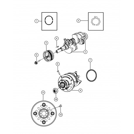 Mopar amortisseur Commander XH et Grand Cherokee WJ (53020689AB)