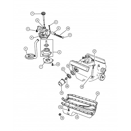 Mopar carter d'huile sans joint Grand Cherokee ZJ (53020918)