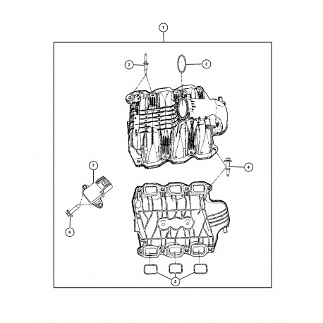 Mopar conduit d'admis (53032999AD)