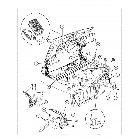 Mopar cable Grand Cherokee WJ,  ZJ (55076109)