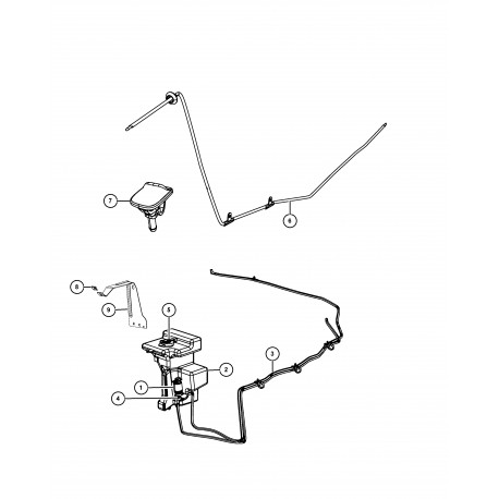 Mopar tuyau flexible (55078127AG)