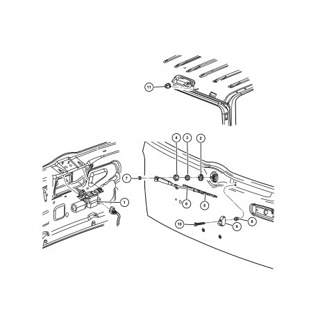 Mopar essuie-glace Cherokee KJ (55155884AC)