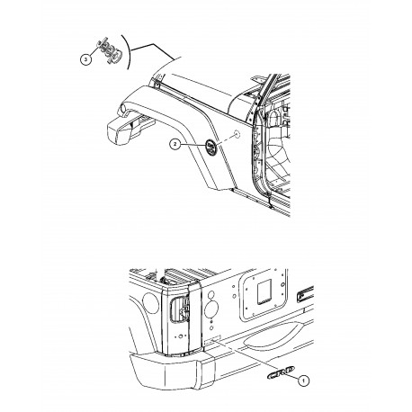 Mopar motif Grand Cherokee WK (55157095AD)