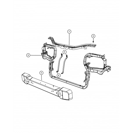 Mopar support Grand Cherokee WH (55394098AE)