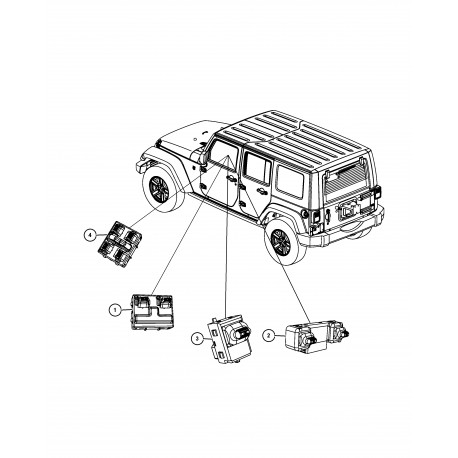 Mopar commutatteur leve vitre (56010091AB)