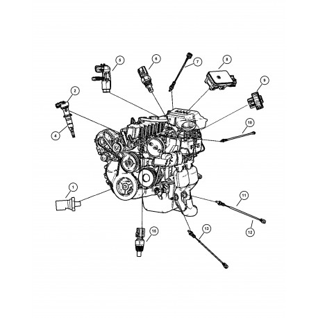 Mopar capteur map (56029405)