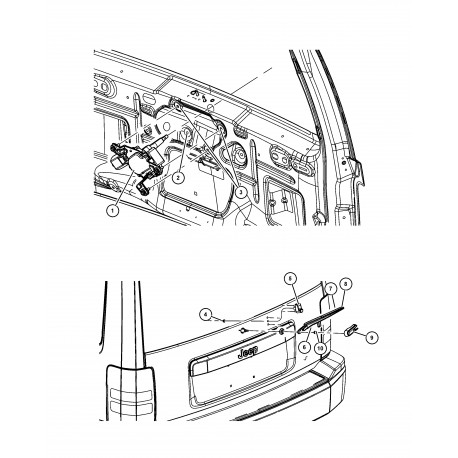 Mopar calotte Cherokee KK et Liberty KK (57010204AB)