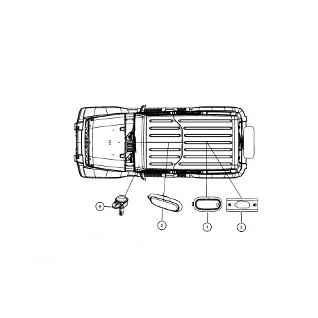 Mopar plafonnier (5KQ79XDVAC)