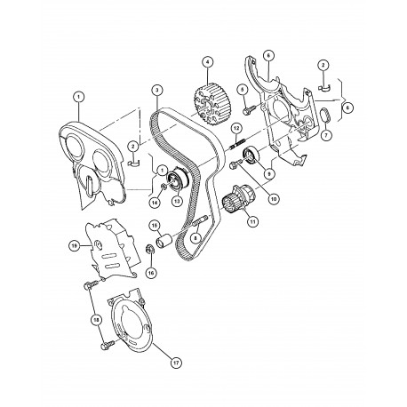 Mopar tendeur courroie fixe (68000678AA)