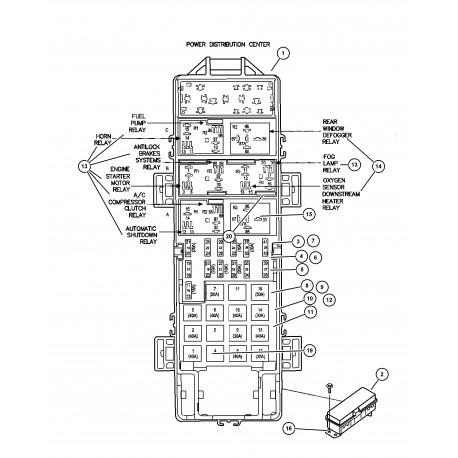 Mopar fusible (68001678AA)