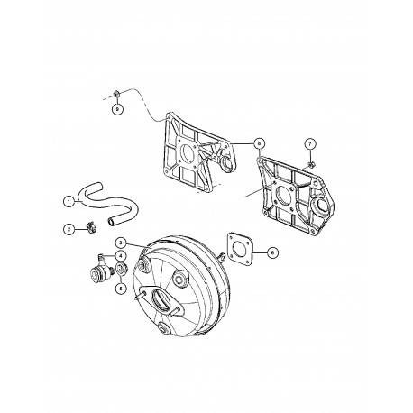 Mopar joint servofrein Wrangler JK (68003620AA)