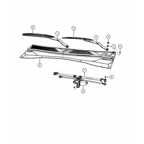 Mopar bras Dodge Nitro (68003938AB)